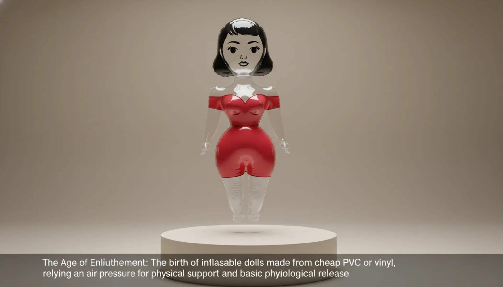 空気注入式人形の初期の画像